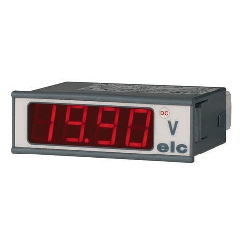 Voltímetro digital - LED2472V - ELC construction électronique - montado en panel / DC / AC