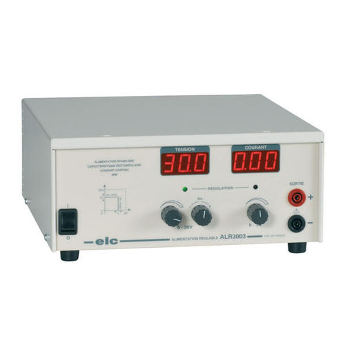 Alimentación eléctrica de mesa - ALR3003 - ELC construction électronique - AC/DC / de conformidad con RoHS