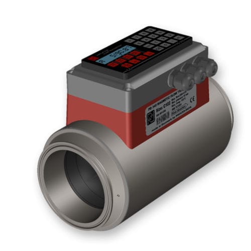 Transmisor de caudal volumétrico - PD340 C102 - PROCES-DATA A/S - para líquido / compacto / de alta precisión