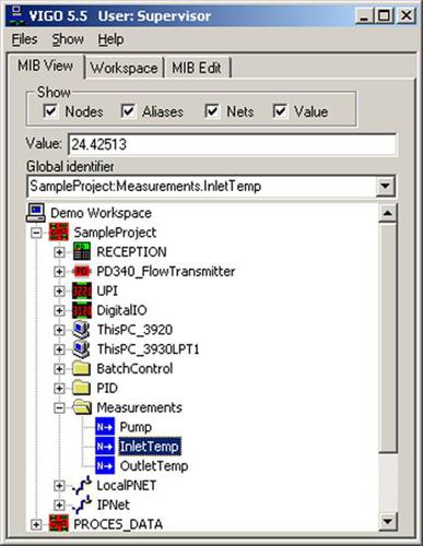 Software de interfaz - VIGO5 - PROCES-DATA A/S - de automatización / de puesta en servicio / Windows