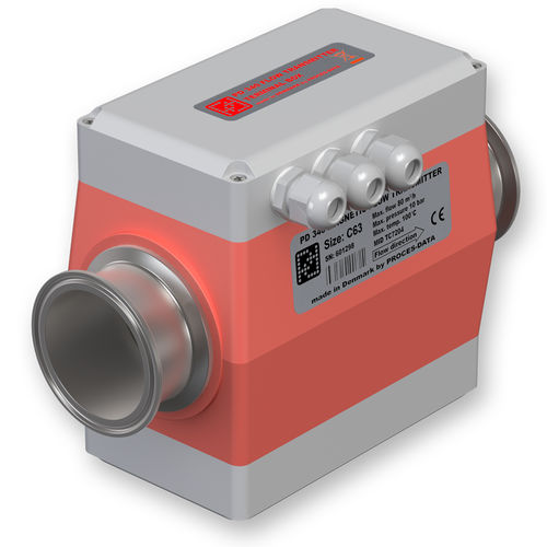 Transmisor de caudal volumétrico - PD340 C63 - PROCES-DATA A/S - para líquido / compacto / de alta precisión