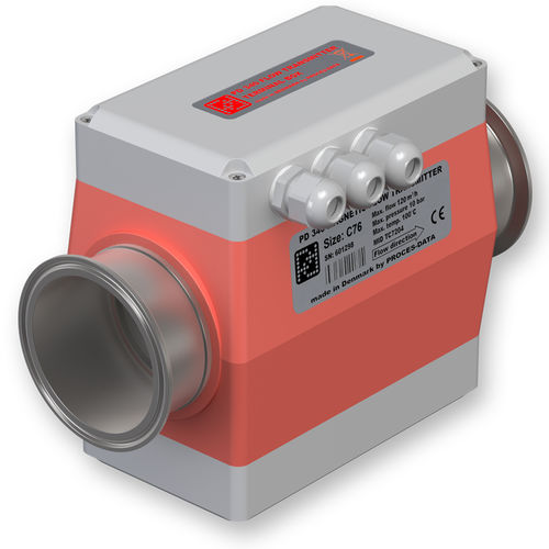 Transmisor de caudal volumétrico - PD340 C76 - PROCES-DATA A/S - para líquido / compacto / de alta precisión
