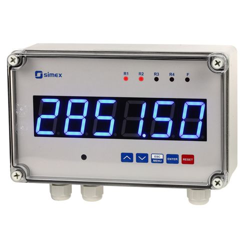 Tacómetro sin contacto - STI-638 series - SIMEX Sp. z o.o. - para montaje en panel / con pantalla LED