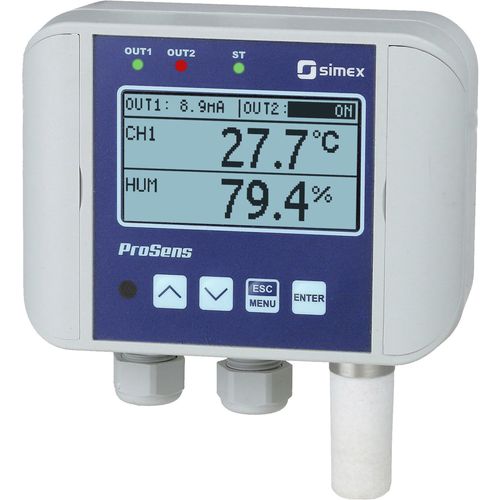 Controlador de humedad - ProSens QM-211 - SIMEX Sp. z o.o.
