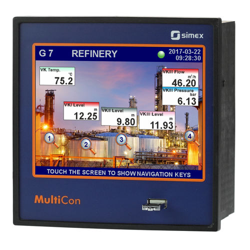HMI táctil - MultiCon CMC-141 - SIMEX Sp. z o.o. - empotrable / en carcasa / compacto