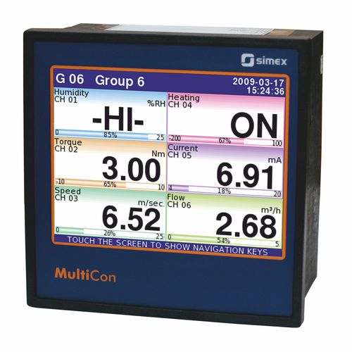 Controlador de presión de gas - MultiCon CMC-141 - SIMEX Sp. z o.o. - de caudal / para aplicaciones de calefacción, ventilación y aire acondicionado (HVAC) / digital
