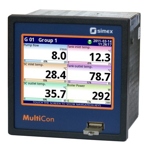 Controlador de estación de bombeo con alarma integrada - MultiCon CMC-99 - SIMEX Sp. z o.o. - para la gestión de bombas / caudalímetro