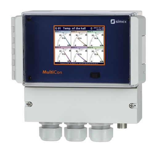 Controlador de proceso universal - MultiCon CMC-N16 - SIMEX Sp. z o.o. - programable / compacto / multicanal