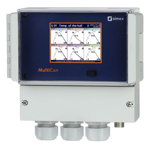 Indicador y controlador de temperatura - MultiCon CMC-N16 - SIMEX Sp. z o.o. - universal / de presión / de corriente