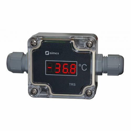 Indicador de temperatura - TRS-10a series - SIMEX Sp. z o.o. - de humedad / digital / de pared