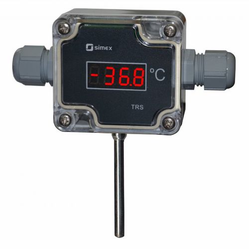 Indicador de humedad - TRS-11a - SIMEX Sp. z o.o. - de temperatura / de 4 dígitos / con pantalla LED