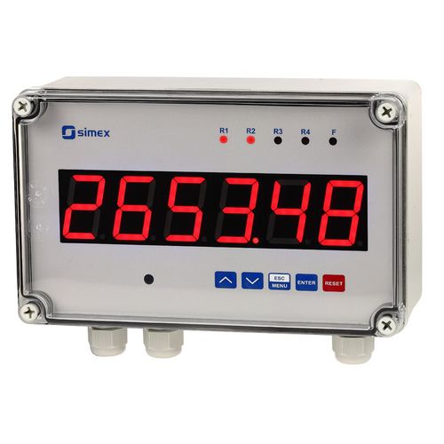 Contador de impulsos - SLIK-638 series - SIMEX Sp. z o.o. - binario / de 6 dígitos / programable