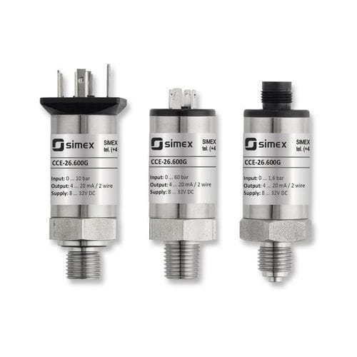 Transmisor de presión absoluta - CCE-26.600G - SIMEX Sp. z o.o. - de cerámica / 4-20 mA / 0-10 V