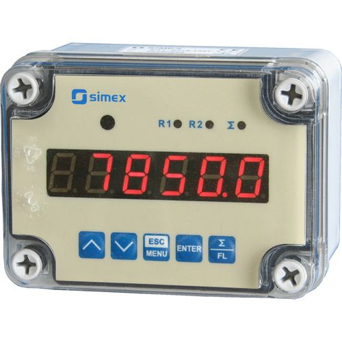 Indicador totalizador de caudal - SPI-N118 series - SIMEX Sp. z o.o. - digital / totalizador