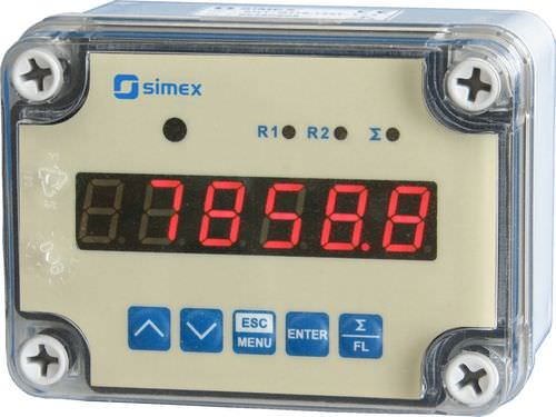 Indicador totalizador de caudal - SPP-N118 series - SIMEX Sp. z o.o. - digital / totalizador