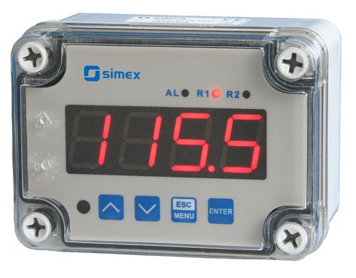Indicador de proceso - SRT-N118 series - SIMEX Sp. z o.o. - de temperatura / digital / LED