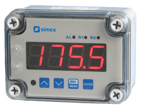 Indicador de proceso - SWS-N118 series - SIMEX Sp. z o.o. - digital / LED / para montaje sobre panel