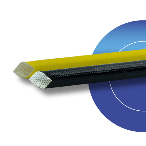 Funda de protección térmica - 13F7 AC UL - FAVIER GROUP - trenzada / para cables eléctricos / de fibra acrílica