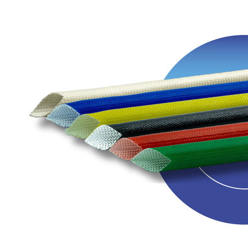 Funda de protección térmica - 13F AC - FAVIER GROUP - trenzada / para cables eléctricos / de fibra de vidrio