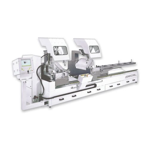 Tronzadora doble cabezal para PVC - SW 455 REVERSE GARDA - MECAL - para aluminio