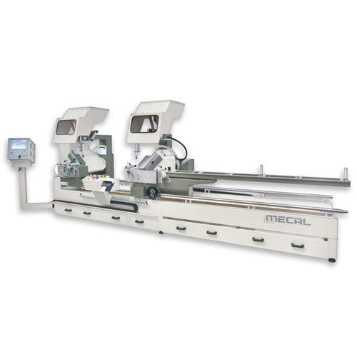 Tronzadora doble cabezal para PVC - SW 553-R REVERSE GARDA-3 - MECAL - para aluminio