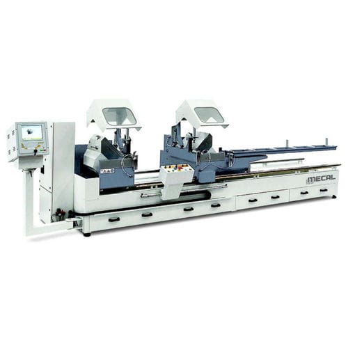 Tronzadora doble cabezal para plástico - SW 453 ARGUS-3 - MECAL - para aluminio