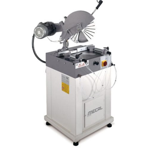 Sierra ingletadora - SW 400 M - MECAL - para aluminio / automática / monocabezal
