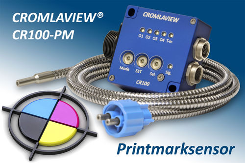 Sensor de marca de color fotoeléctrico - CROMLAVIEW ® CR100 PM - ASTECH Angewandte Sensortechnik GmbH