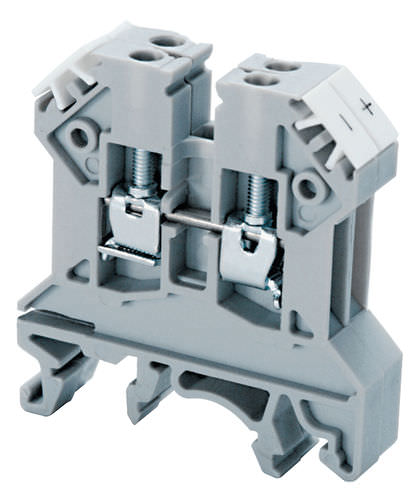 Bloque de conexión en riel-DIN - CTT2.5U - Connectwell Industries - con tornillo / para termopar