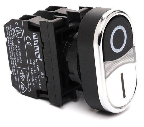 Botón pulsador táctil - B102K20HB  - EMAS - estándar / electromecánico