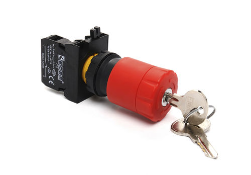 Botón pulsador de seta - CP200EA30  - EMAS - de llave / electromecánico