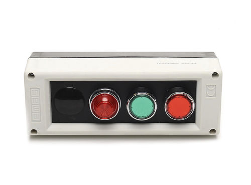 Caja botonera con 3 botones - PK series - EMAS - de material plástico