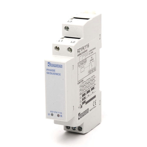 Relé de protección de fases - RZ1FK116 - EMAS - trifásico / en riel DIN