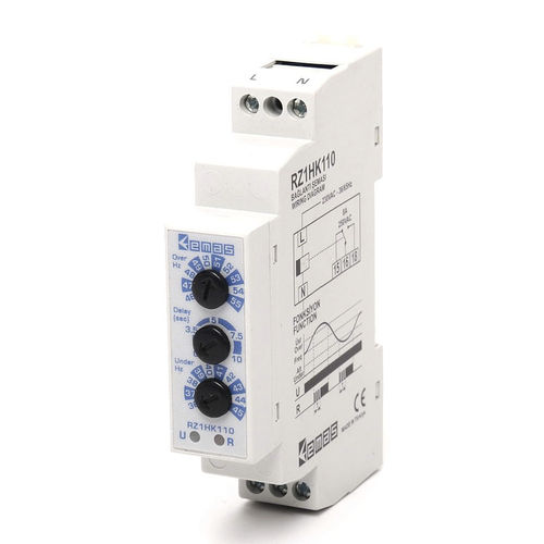 Relé de vigilancia de frecuencia - RZ1HK110 - EMAS - en riel DIN