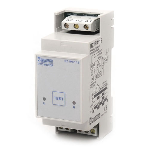 Relé de protección de temperatura - RZ1PK116 - EMAS - AC / monofásico / en riel DIN
