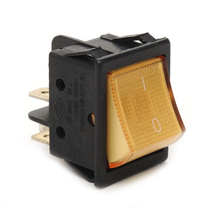Interruptor basculante - A14 series - EMAS - unipolar / con luz / electromecánico