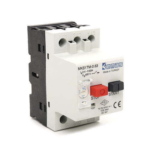 Disyuntor contra cortocircuitos - MKS1 series - EMAS - modulable / motor / en caja moldeada