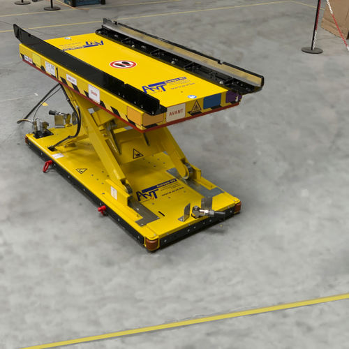 Transportador autopropulsado eléctrico - ACTEMIUM - de 6 ejes / para grandes cargas / hidráulico