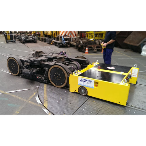 Transportador autopropulsado alimentado por batería - Boggy Shunter 2 - ACTEMIUM - de 3 ejes / para grandes cargas / hidráulico