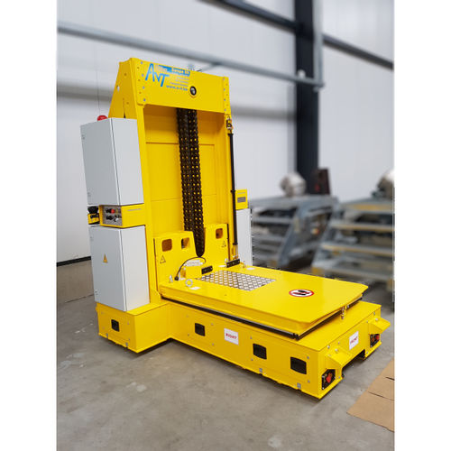 Transportador autopropulsado alimentado por batería - ACTEMIUM - de 2 ejes / para grandes cargas / hidráulico