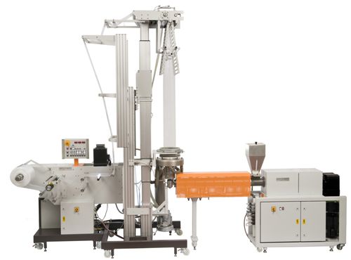 Línea de extrusión compacta - 300 / 400 / 550 series - Göttfert Werkstoff-Prüfmaschinen - de película soplada / para termoplásticos / para film alimentario