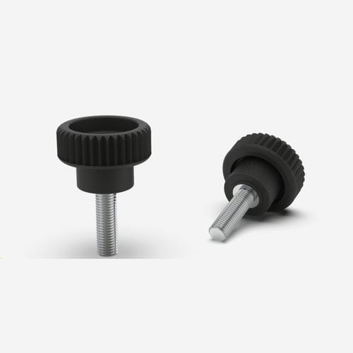 Tornillo moleteado de plástico - BK38.0078 series - Bäcker - de acero