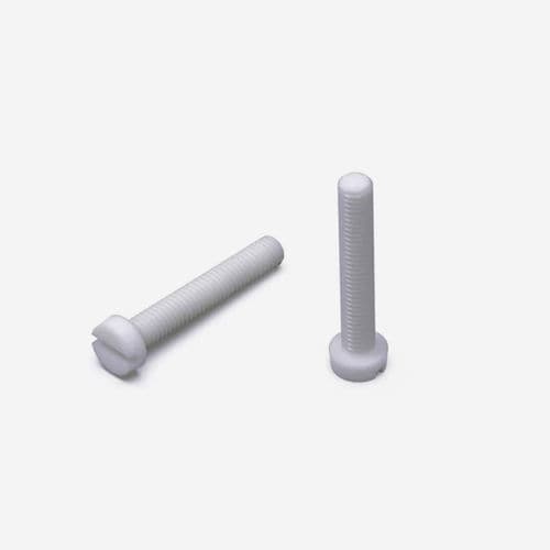 Tornillo de cabeza alomada - BK1.0001. series - Bäcker - ranurado / de PVDF / de poliamida