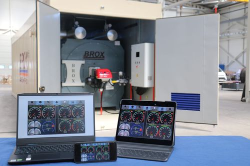 Generador de vapor de gas - BROX BOILER & BURNER COMPANY - móvil / en contenedor