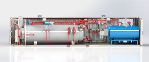 Generador de vapor de gas - BROX BOILER & BURNER COMPANY - móvil