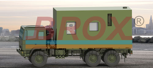Generador de vapor en contenedor - BROX BOILER & BURNER COMPANY - montado sobre camión