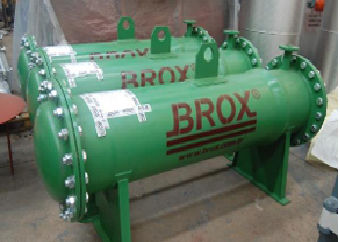 Intercambiador de calor de placas y calandras - BROX BOILER & BURNER COMPANY - líquido-líquido / para la industria