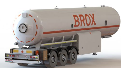 Semirremolque cisterna - BROX BOILER & BURNER COMPANY - para GPL / de 3 ejes