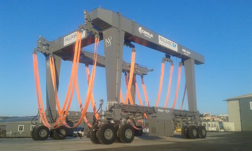 Travel lift para cargas pesadas - MBH560-1707 - CIMOLAI TECHNOLOGY - con dirección en todas las ruedas