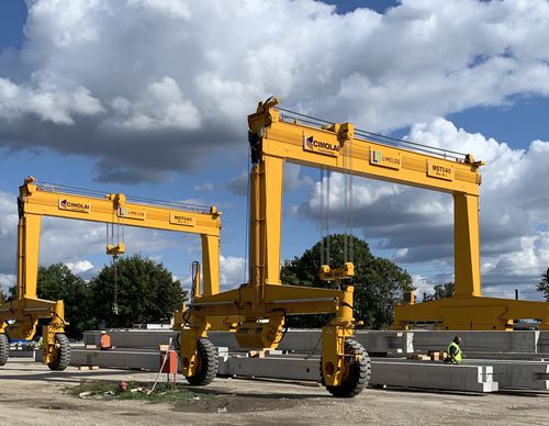 Carretilla elevadora de tipo straddle (horcaja) para vigas prefabricadas de hormigón - MST40 - CIMOLAI TECHNOLOGY